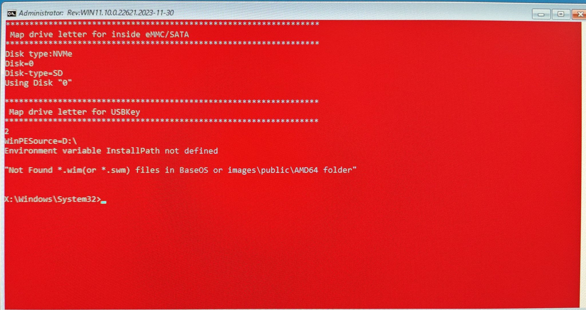 How to resolve failures when using a USB drive to install the system ...